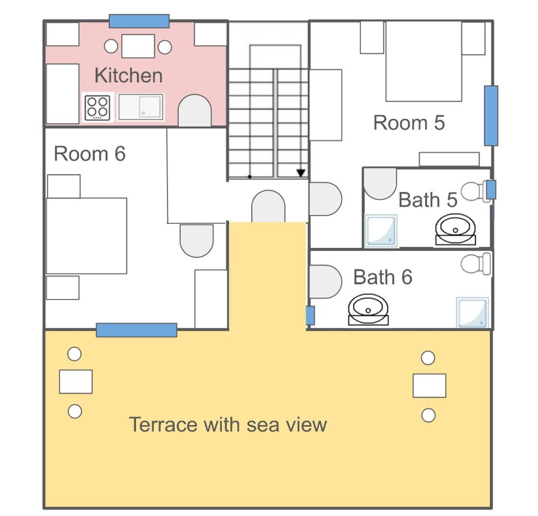 ראב Superior Rooms Sea Side View מראה חיצוני תמונה